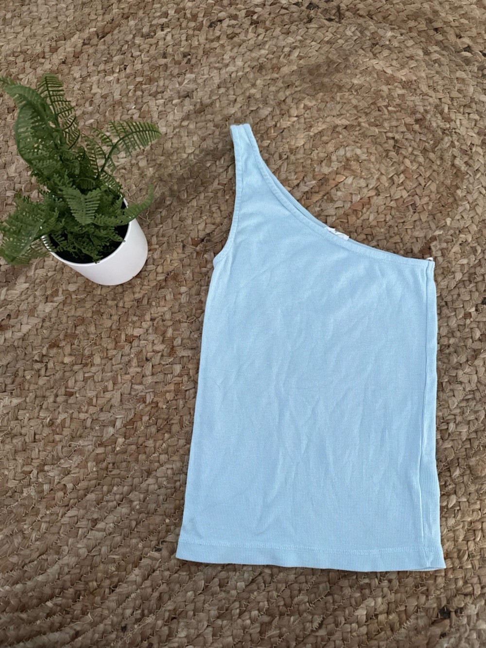 BLUE ONE SHOULDER TANK